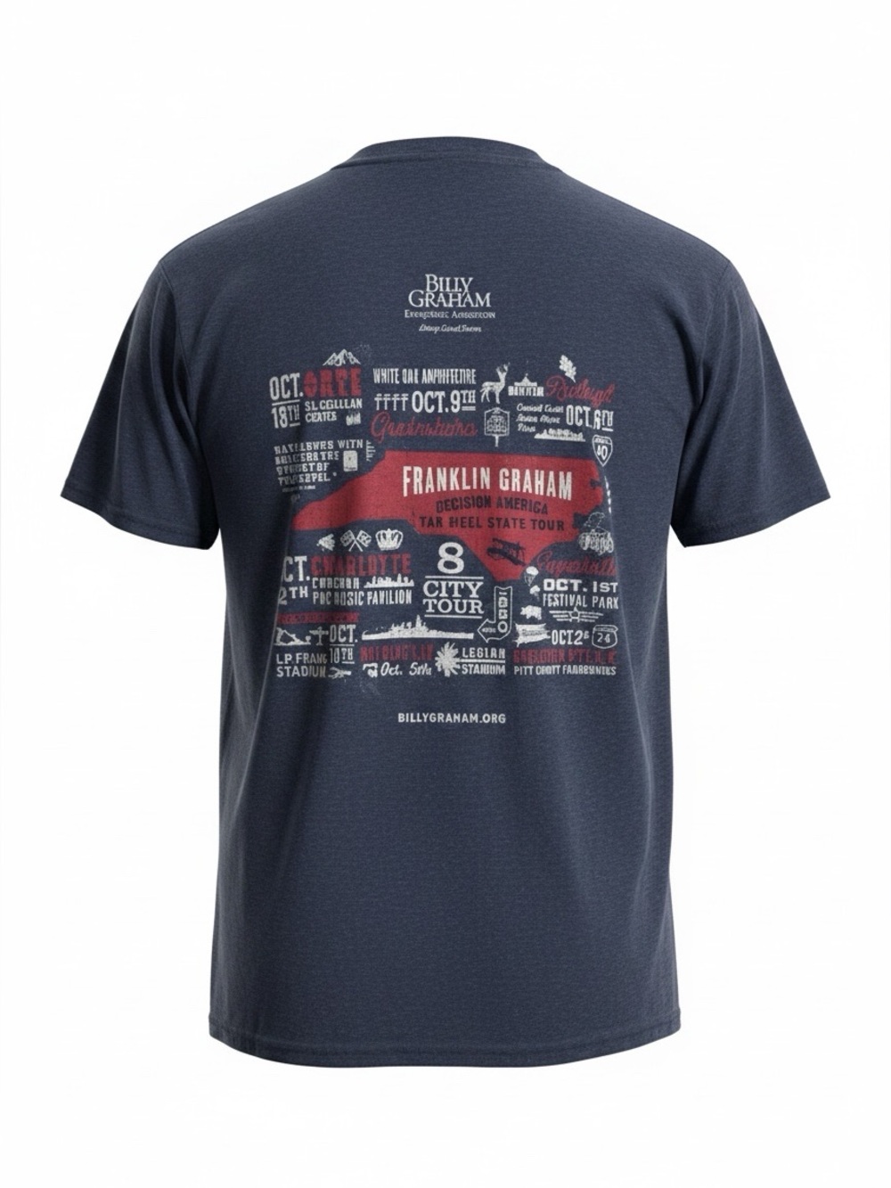 Christian Franklin Graham T-shirt medium North Carolina faith